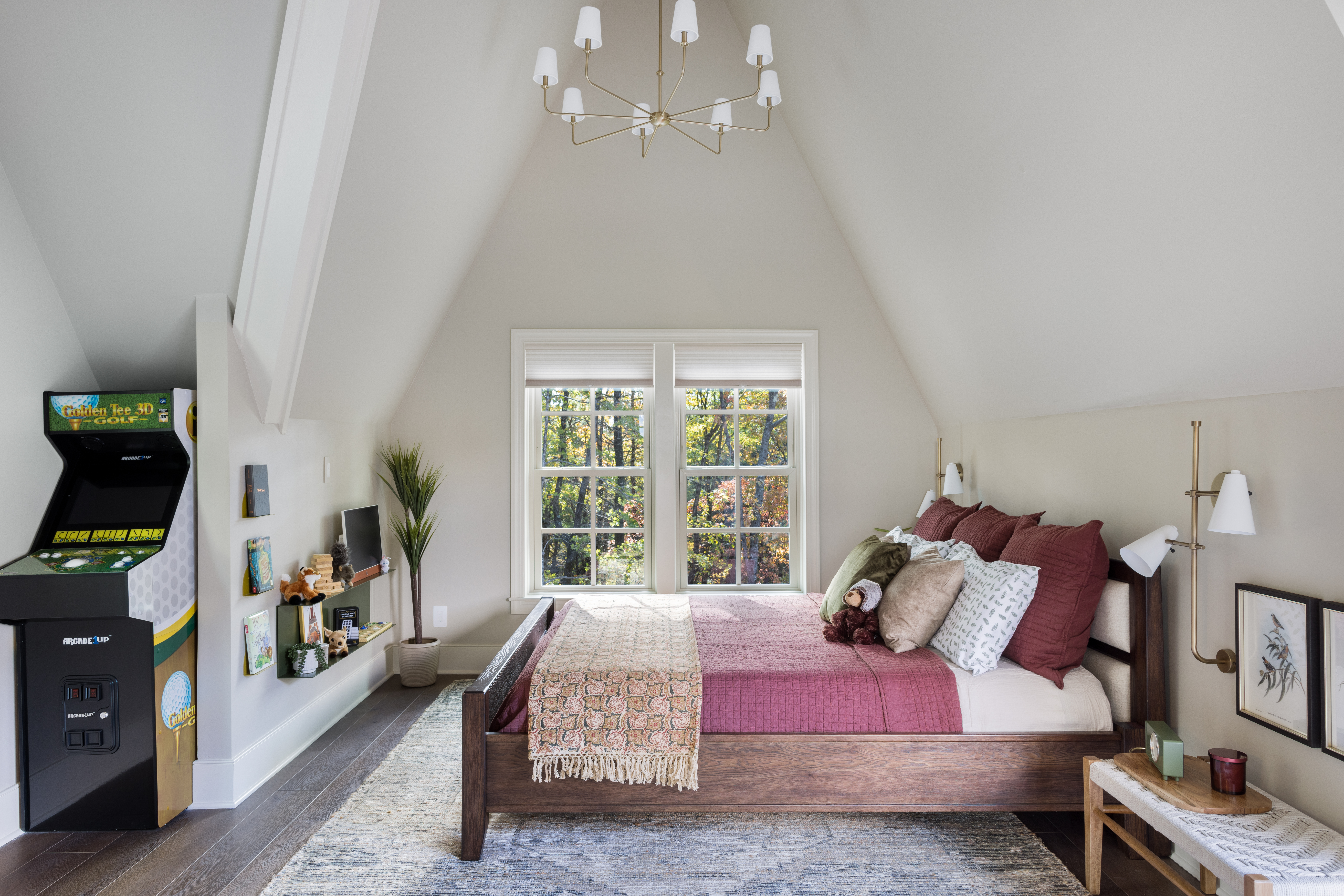 Custom glass installation for Chip Wade at The Perch, PinHoti Peak